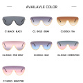 one piece rimless sun glasses women 2020 new arrivals fashion shades designer logo luxury metal sunglasses women 2517